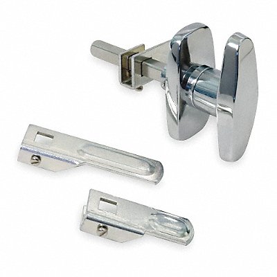 GRAINGER 1XNZ2 Cam Latch Nonlocking Chrome T Handle
