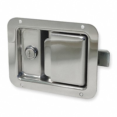 GRAINGER 1XPC4 Paddle Latch Passivated 5-1/2 in W