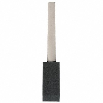GRAINGER 1XRJ9 Foam Brush 1 in Soft Flat Wood Handle