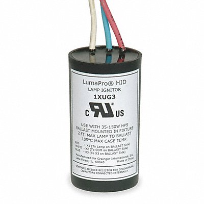 LUMAPRO 1XUG3 Ballast Ignitor 1-3/8 Dia 105W HPS