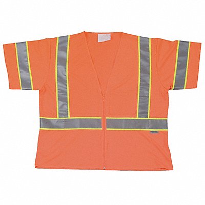 CONDOR 1YAU7 Cool Dry Hi Vis Vest Class 3 2XL Orange