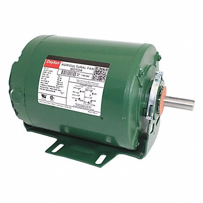 DAYTON 1YBV9 Aratn Fan Mtr Splt Ph TEAO 1/2HP 1725rpm