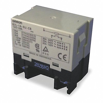OMRON G7L1ABJCBAC200240 H8132 Enclosed Power Relay 200/240VAC SPST-NO 4Pin