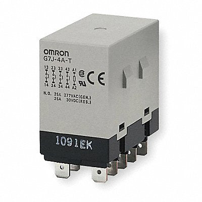 OMRON G7J4ATW1AC24 H8127 Enclosed Power Relay 24VAC 4PST-NO 10Pins