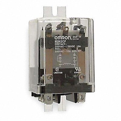 OMRON MJN2CFAC240 H8095 Flange Relay 240VAC 8 Pins 10A @ 240V AC