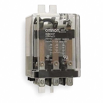 OMRON MJN3CFDC12 H8090 Flange Relay 12VDC 11 Pins 10A @ 240V AC
