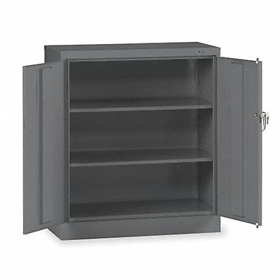 TENNSCO 4218MGY Storage Cabinet 42 x36 x18 MdGry 2Shlv