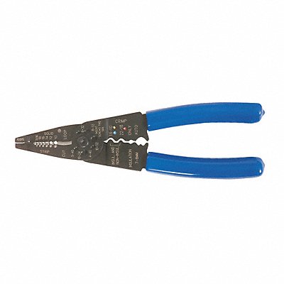 WESTWARD 1YNA4 Wire Stripper/Cutter 10-22 AWG 8 1/4 In