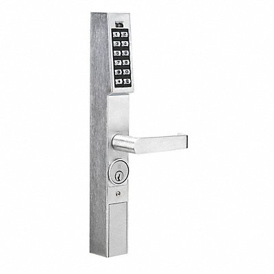 TRILOGY BY ALARM LOCK DL120026D1 Electronic Lock Satin Chrome 12 Button