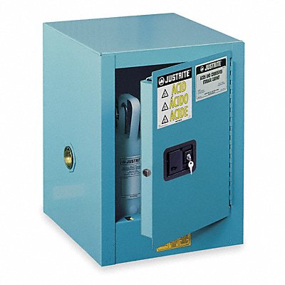JUSTRITE 890402 Corrosive Safety Cabinet 22 in H