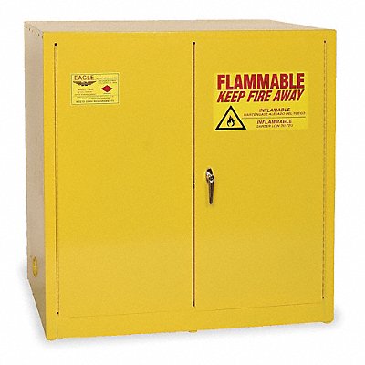 EAGLE 1964X Flammable Safety Cabinet 60 gal Yellow