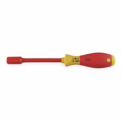WIHA 32270 Solid Round Nut Driver 3/8 in