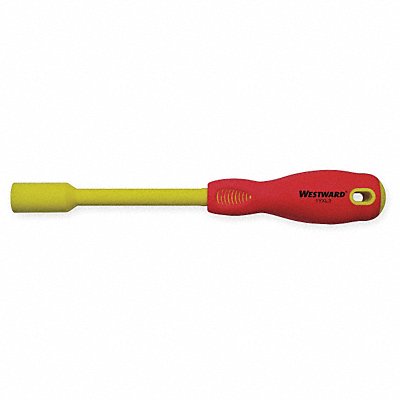 WESTWARD 1YXL3 Solid Round Nut Driver 3/8 in