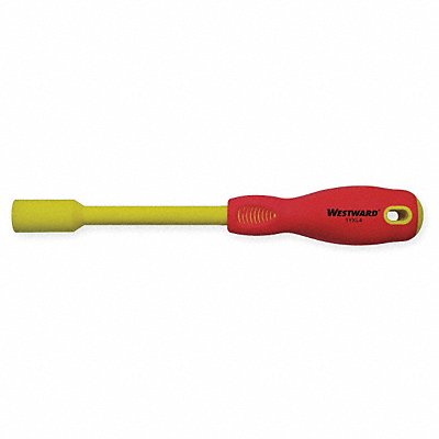 WESTWARD 1YXL4 Solid Round Nut Driver 7/16 in