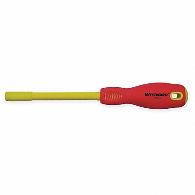 WESTWARD 1YXL7 Solid Round Nut Driver 6 mm