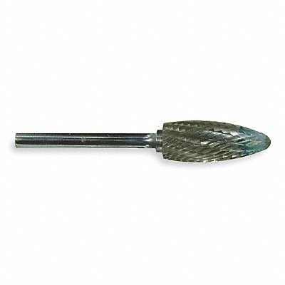 WIDIA METAL REMOVAL M41449 Carbide Burr Flame 1/2 Double Cut SH-5