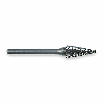 WIDIA METAL REMOVAL M41493 Carbide Burr Pointed Cone 3/8 Double Cut