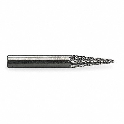 WIDIA METAL REMOVAL M41487 Carbide Burr Pointed Cone 1/8 Double Cut