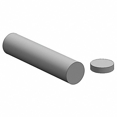 GRAINGER 40r43736 Alloy Steel Rod 36 in L 7/16 in Dia.