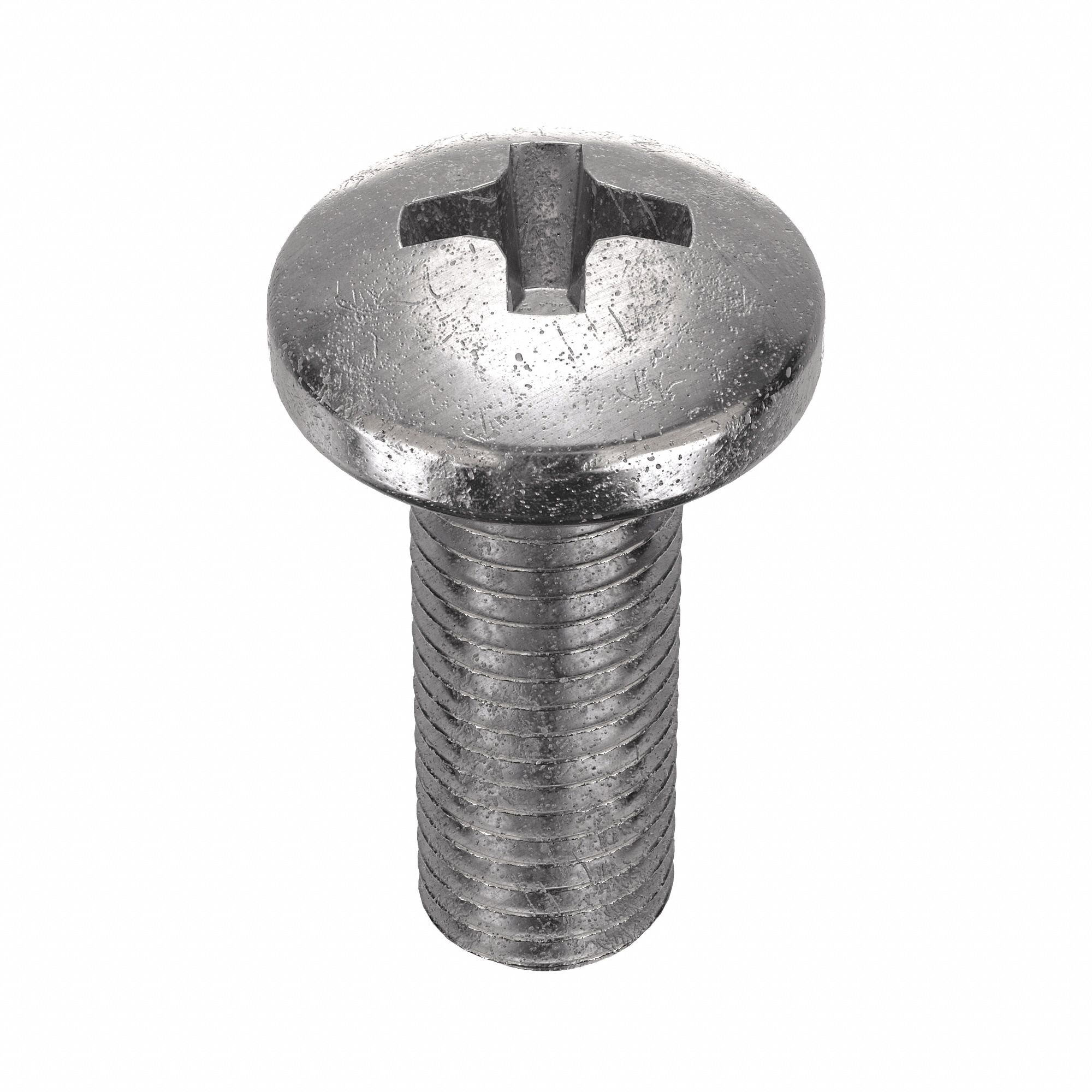 GRAINGER 1ZE21 MS #10-32 Plain 1/2 L 100PK