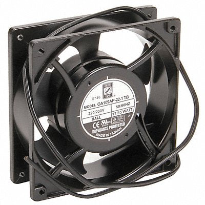 WIEGMANN WA4AXFN2 Axial Fan Square 4-23/32 H 88/110 CFM