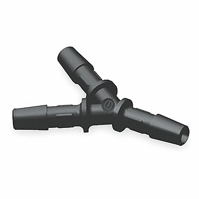 ELDON JAMES Y04BN Y Connector 1/4 In Barbed Nylon PK10