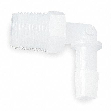 ELDON JAMES L22HDPE Elbow Thread To Barb Poly 1/8 In PK10