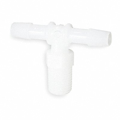 ELDON JAMES T88HDPE Tee Thread To Barb Poly 1/2 In NPT PK10
