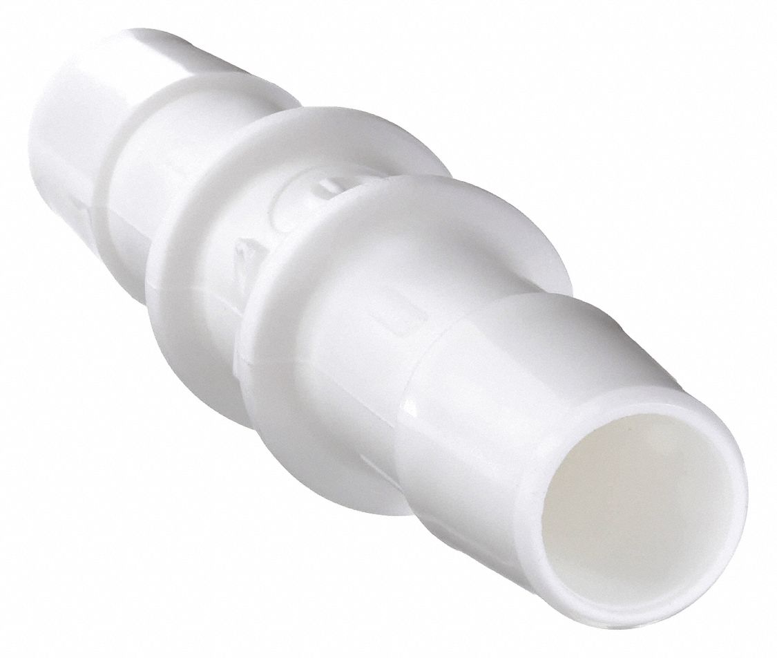 ELDON JAMES C016WP Straight Coupler 1 In Polypropylene PK10