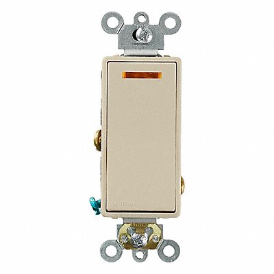 LEVITON 56312I Illuminated Wall Switch Single Pole