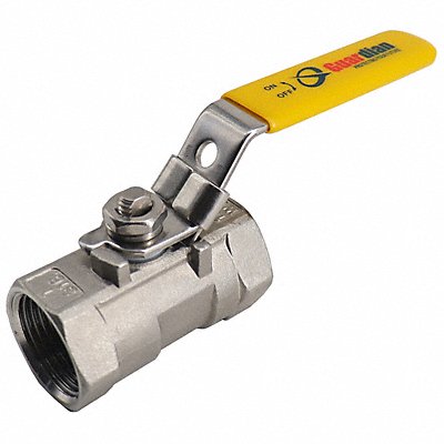 GRAINGER 06Q011N04034 Manual 2-Way Ball Valve NPT 316 SS