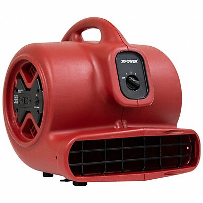 XPOWER X600ARed Air Mover 3 Speed 1/3 hp Motor