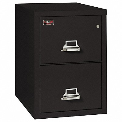 FIREKING 219292BL FR Filing Cabinet 2 Drawrs Lttr Blk