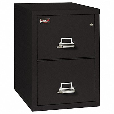 FIREKING 221302BL FR Filing Cabinet 2 Drawrs Lgal Blk