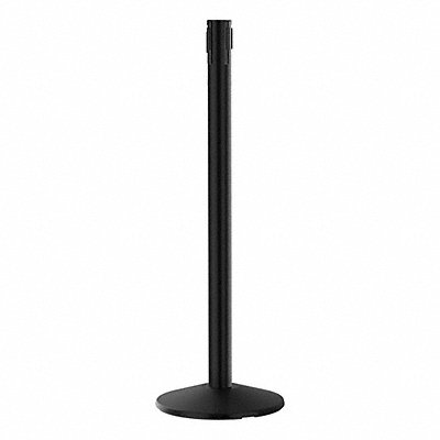 RETRACTA-BELT 331BARCV Belt Barrier Rcvr. Post Black Cast Iron