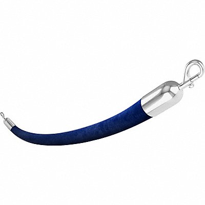 VISIONTRON 841BL72SESC Barrier Rope Velour Blue 6 ft.