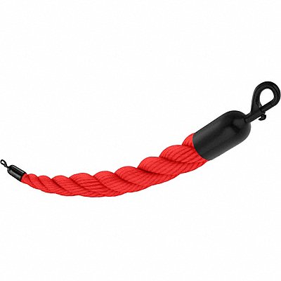 VISIONTRON 843RD72SESB Barrier Rope 1-1/2 In x 6 ft Red