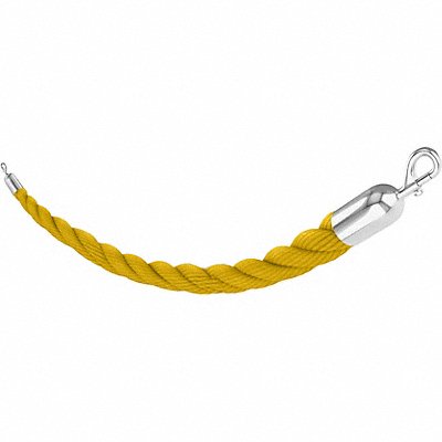 VISIONTRON 843YW120SESC Barrier Rope Polypropylene Yellow 10 ft.