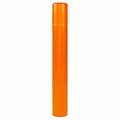 GRAINGER CL1386H Bollard Cover Orange 7 3/10 in Dia