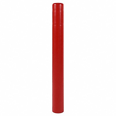 POST GUARD CL1386BB Bollard Cover Red 7 3/10 in Dia