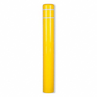 GRAINGER CL1385G Bollard Cover Yellow 5 in Dia