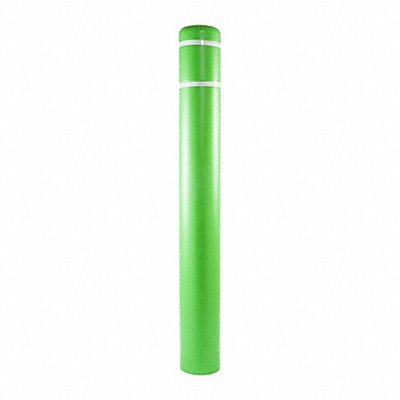 GRAINGER CL1385LGWT Bollard Cover Lime Green 5 in Dia
