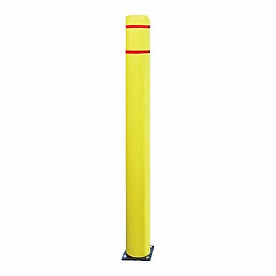GRAINGER 122CM Spring Mount Bollard 72 in H Yellow