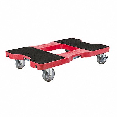 SNAP-LOC SL1500D4R Gen. Prpose Dolly Open Flush 7in H. Red