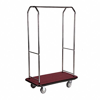 CSL 2005BK60RED Bellmans Cart Powder Finish Red Carpet