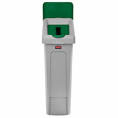 RUBBERMAID COMMERCIAL PRODUCTS 2185054 Recycling Station 23 gal 12 W Green