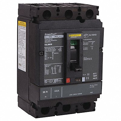 SQUARE D HJL36030 Molded Case Circuit Breaker 600V 30A
