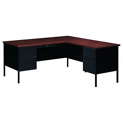 HIRSH 20450 L-Shape Desk 66 W 29-1/2 H 72 D
