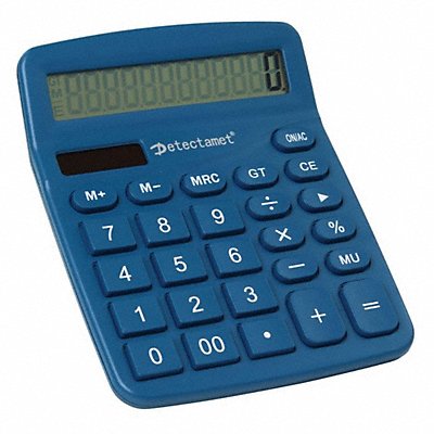 DETECTAMET INC. 202FP01 Calculator Desktop LCD 12 Digits 6 L