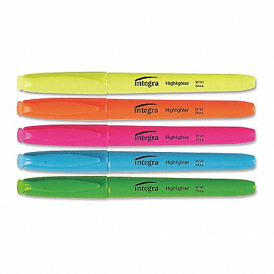 INTEGRA ITA36180 Integra Pen-Style Highlighter PK5